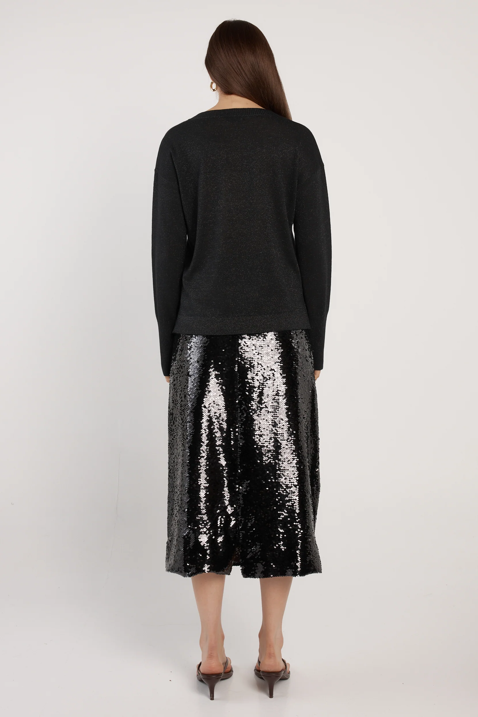 Oriane Sparkle V-Neck Knit - Image 4