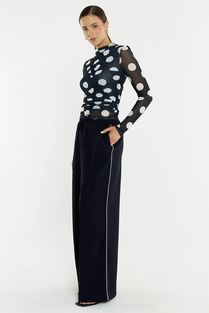 Pammie Seamed Mesh Top - Image 2