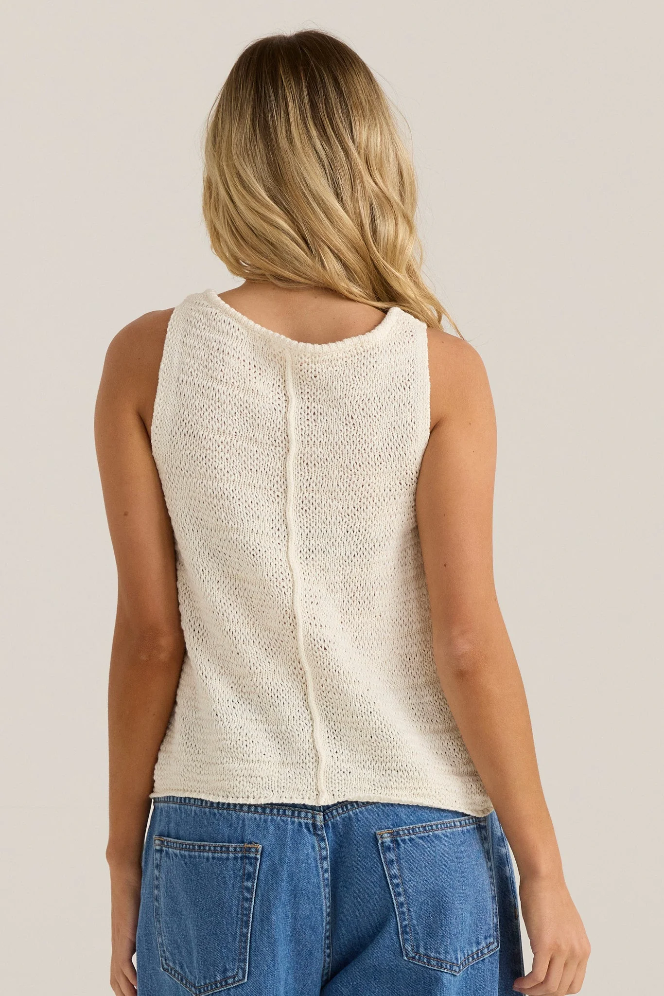 Penn Knit Top - Cream - Image 4