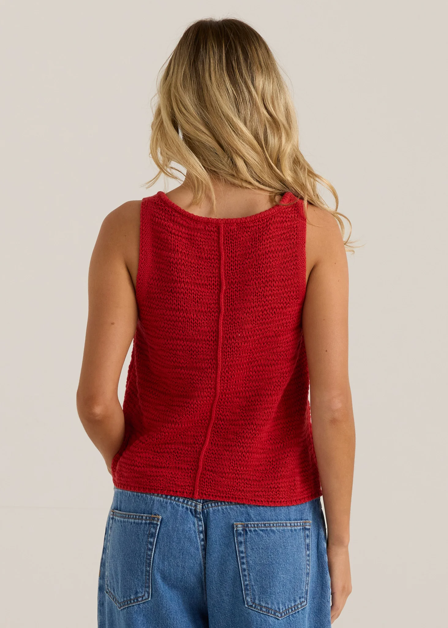 Penn Knit Top - Rust Red - Image 4