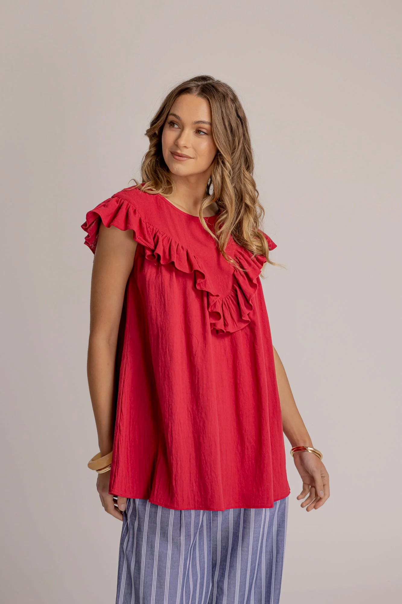 PERCY BLOUSE - Berry - Image 3