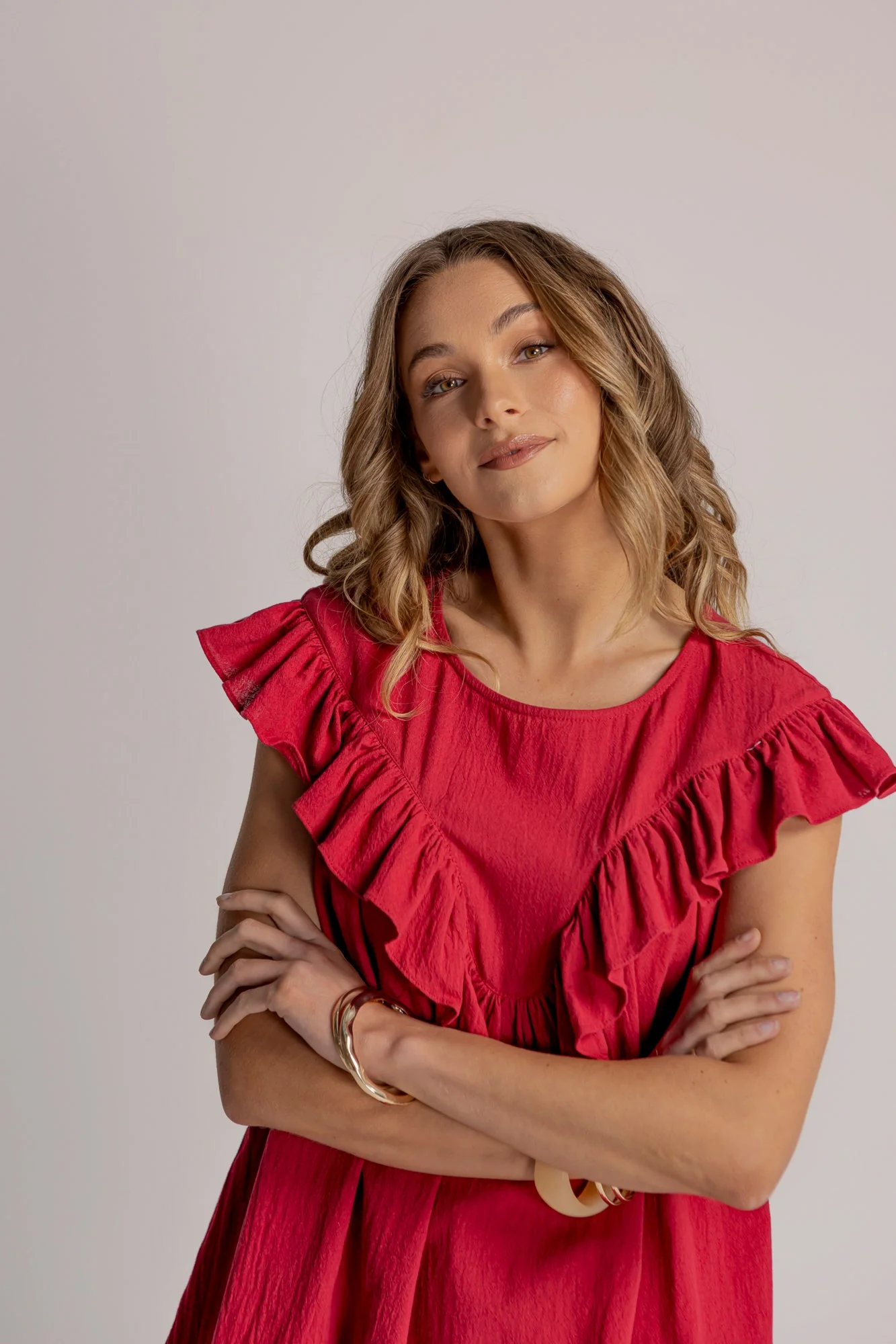 PERCY BLOUSE - Berry - Image 5