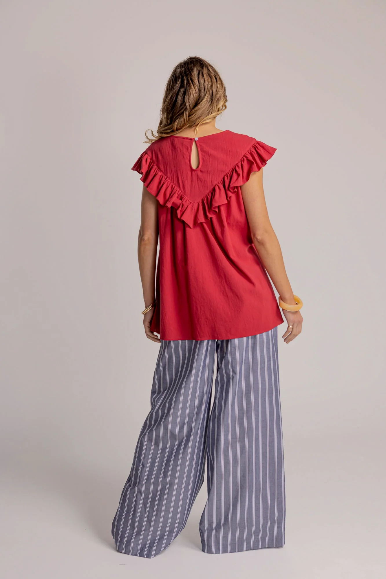 PERCY BLOUSE - Berry - Image 6