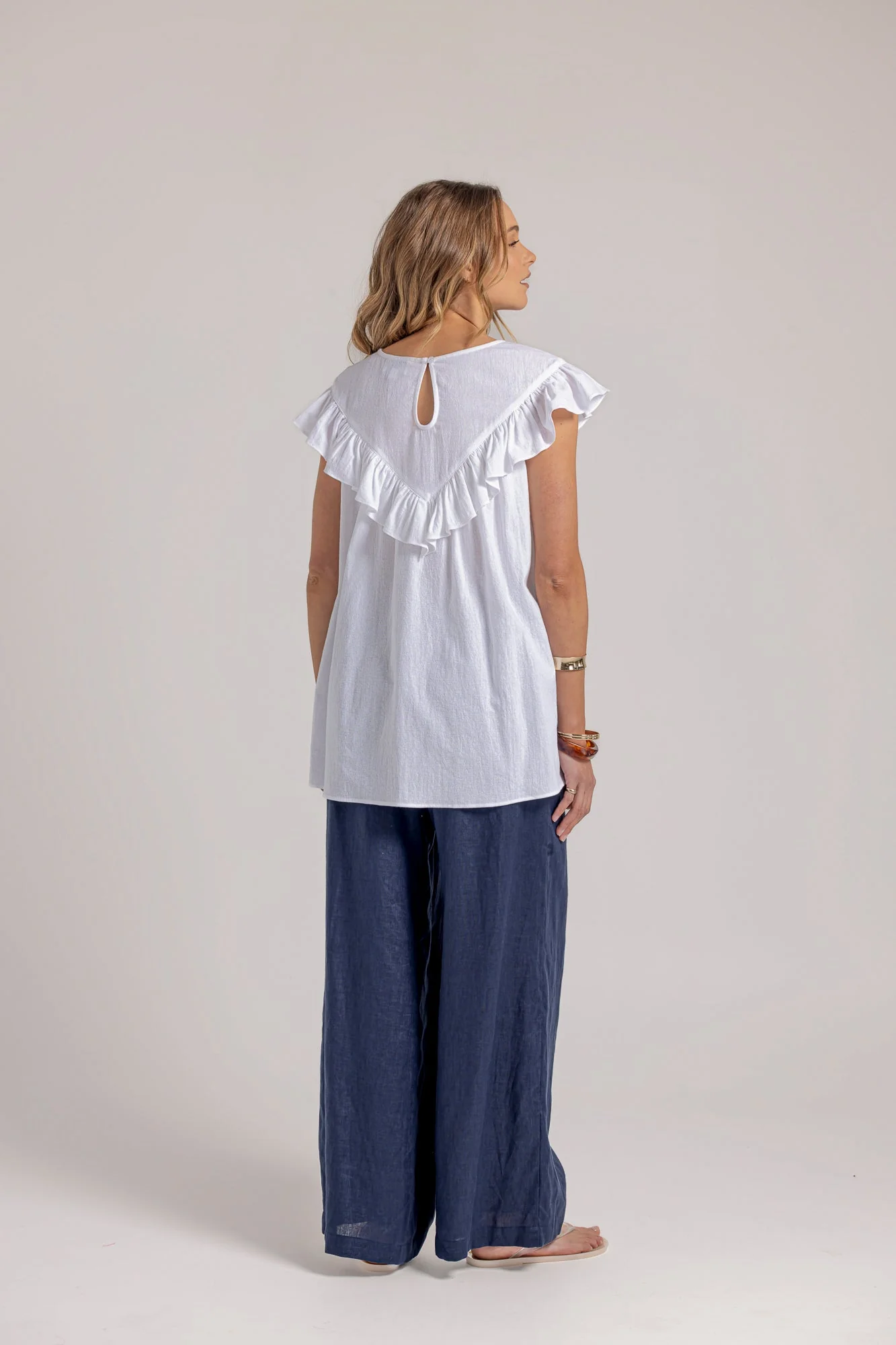 PERCY BLOUSE - White - Image 6