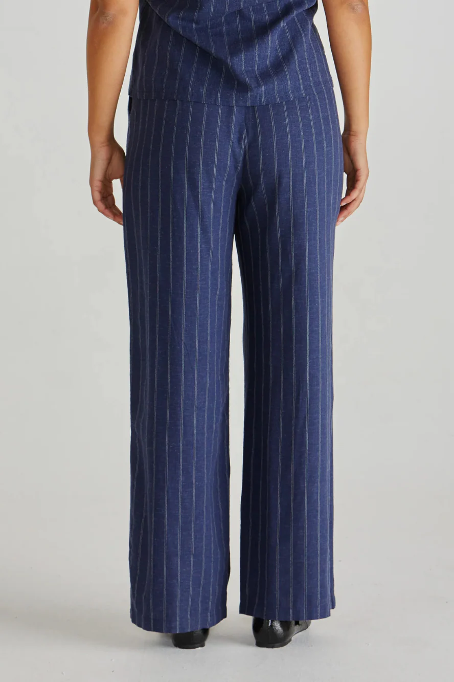 PETRA PANT - Navy Pinstripe - Image 4