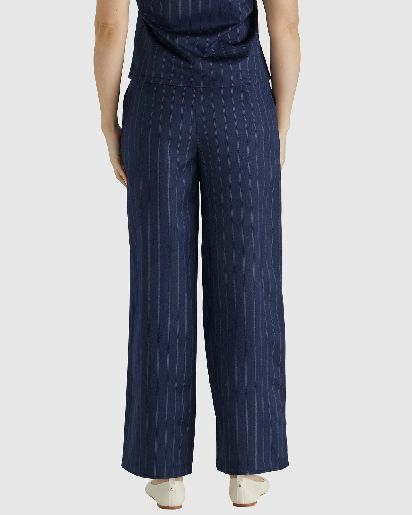 PETRA PANT - Navy Pinstripe - Image 6