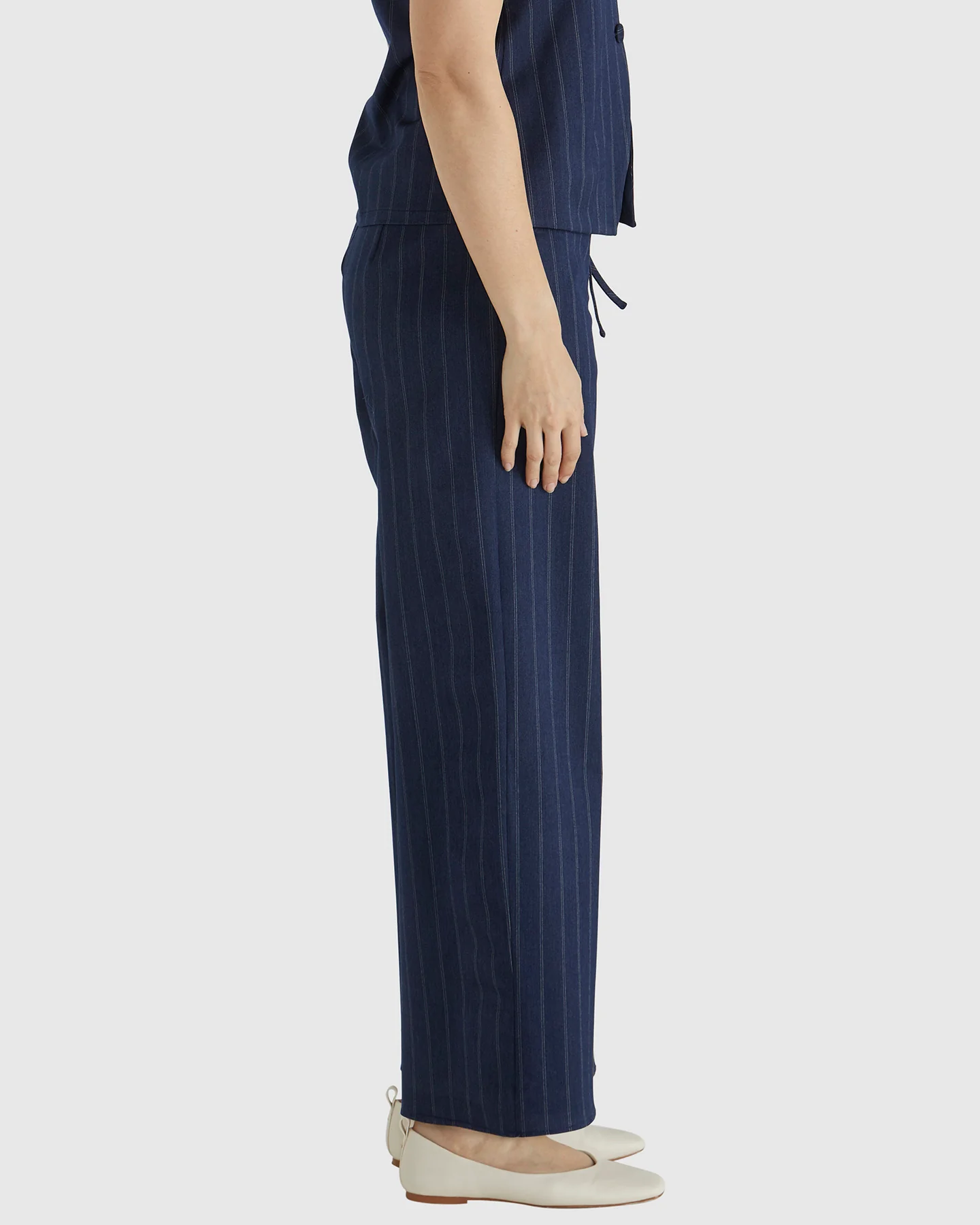 PETRA PANT - Navy Pinstripe - Image 8