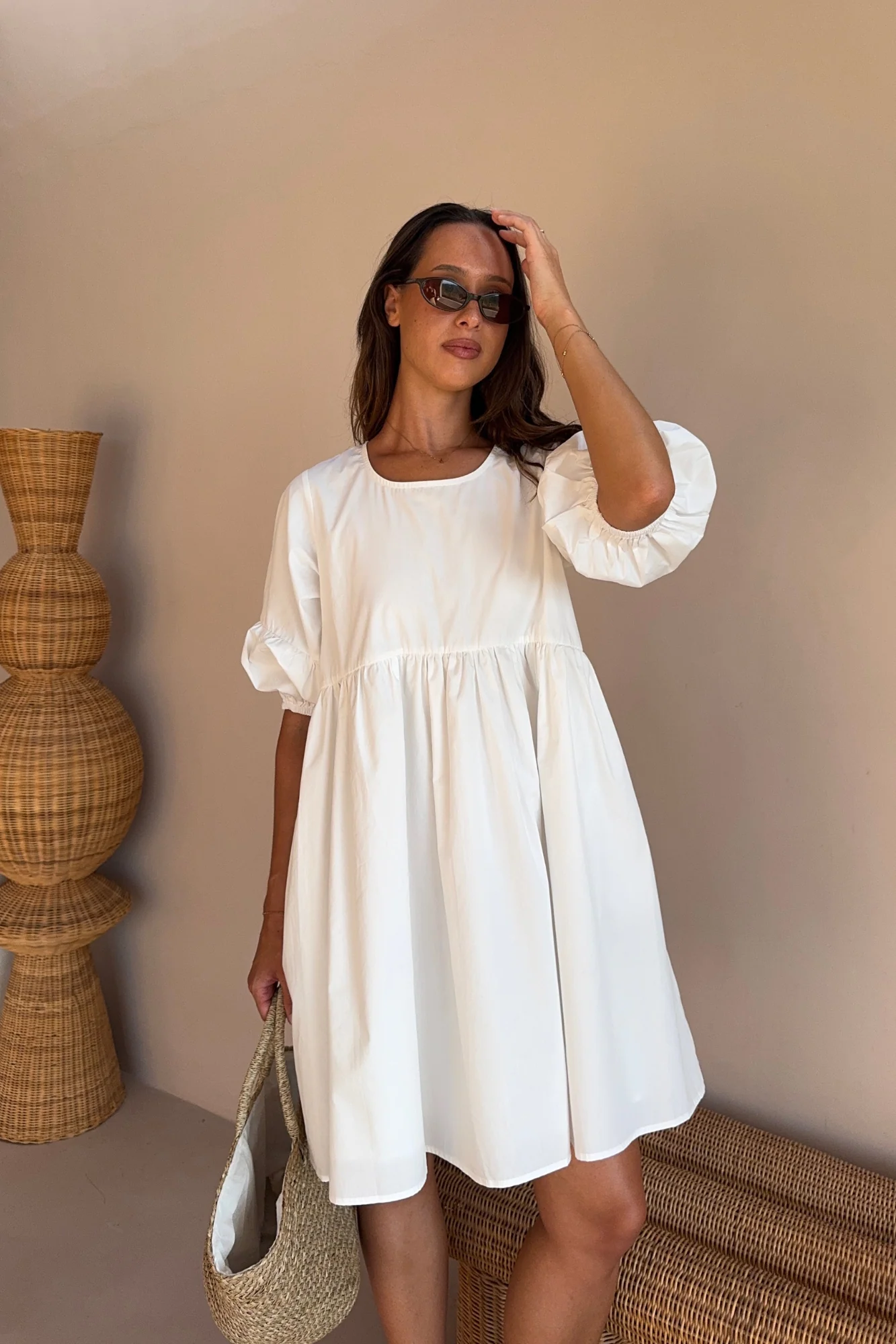 PORTIA DRESS - White - Image 4