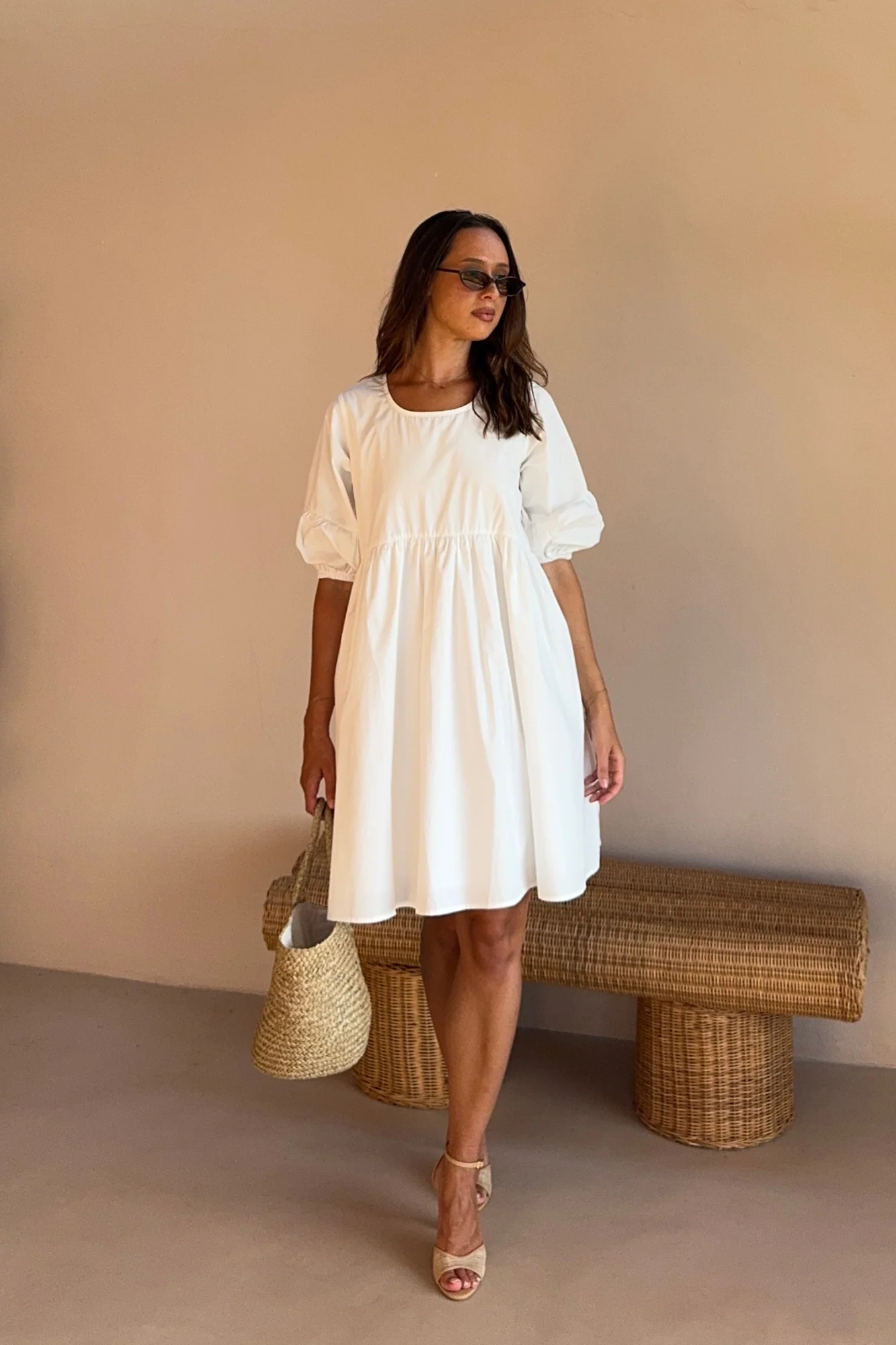 PORTIA DRESS - White - Image 5