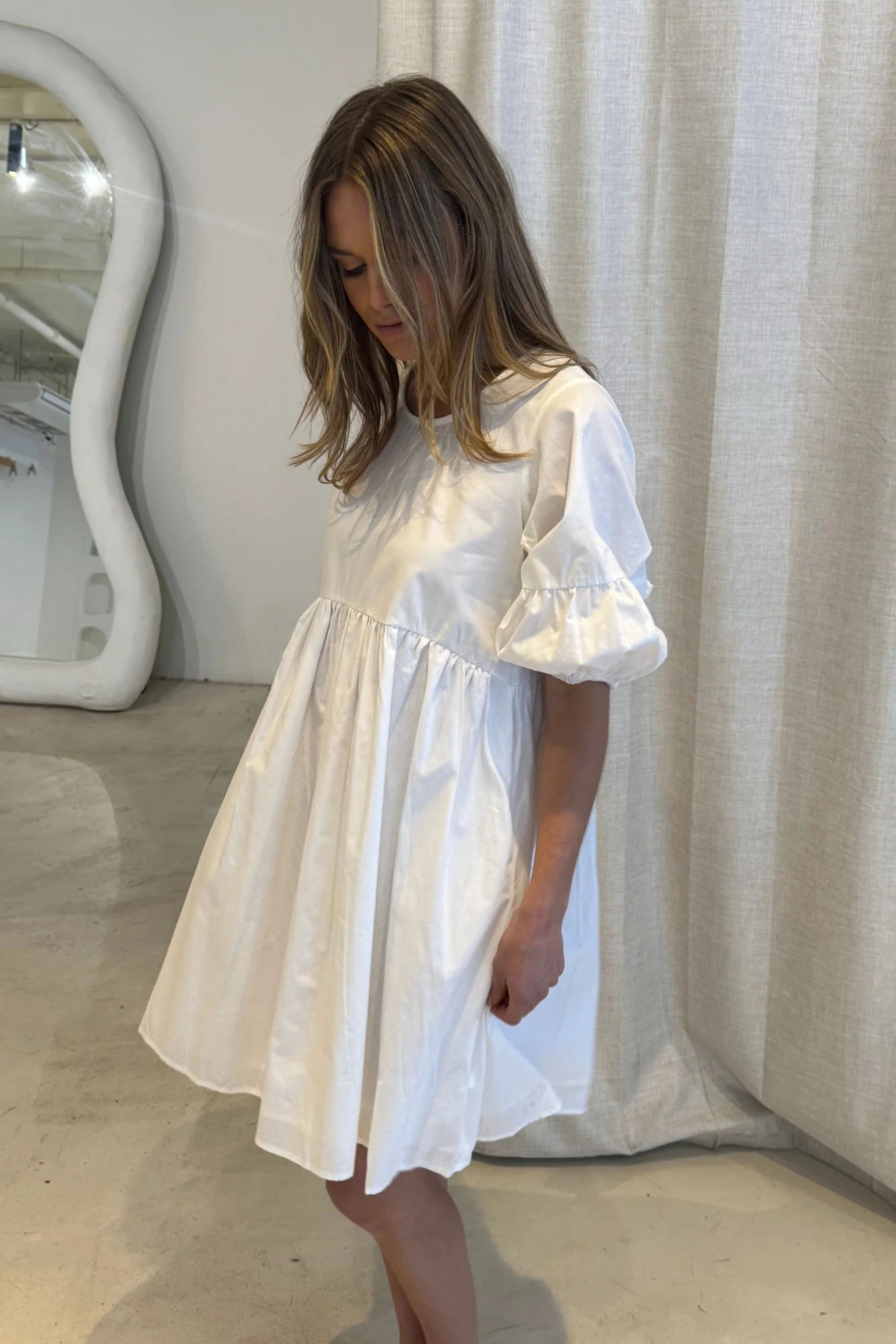 PORTIA DRESS - White - Image 7