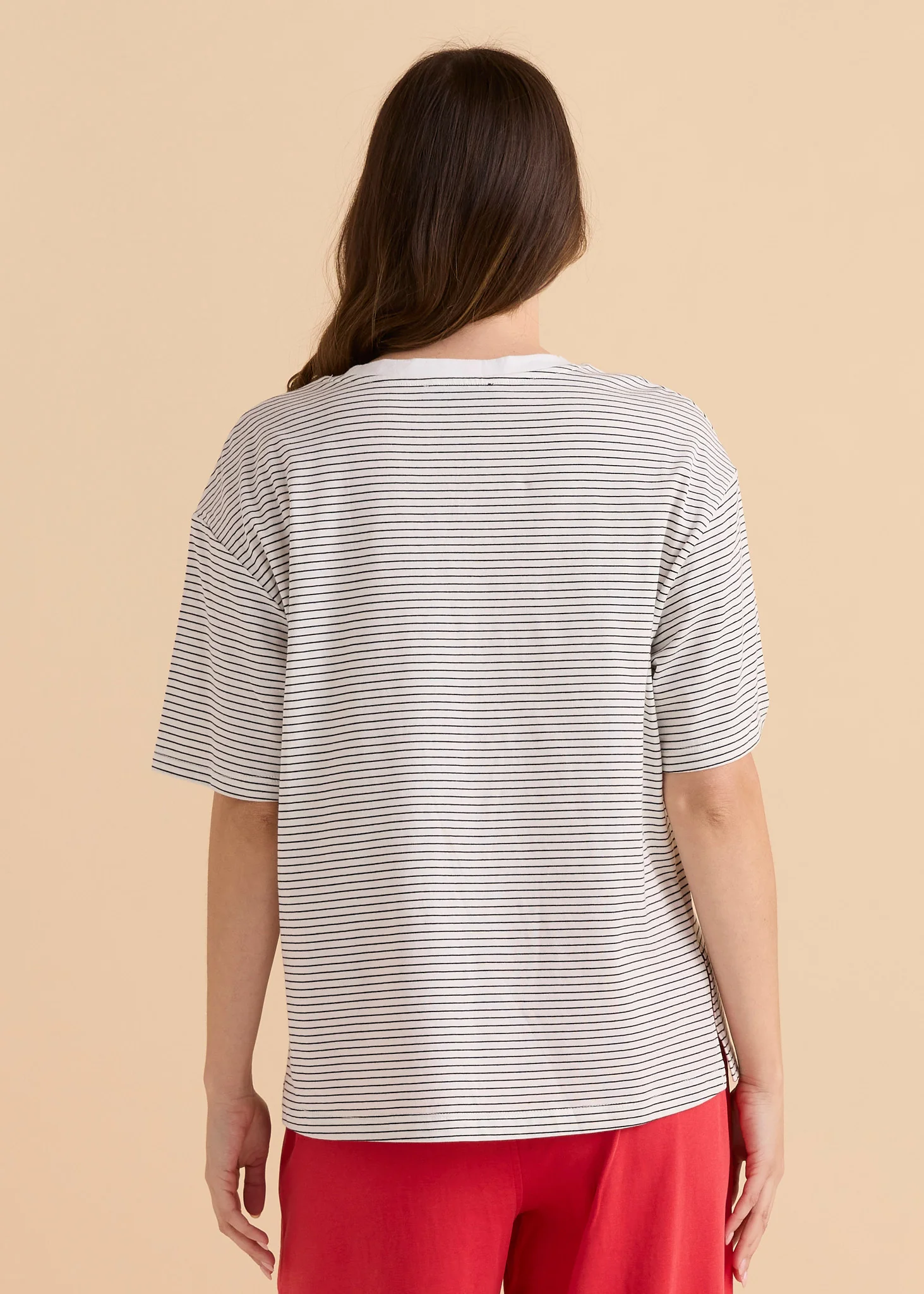 Relax Boxy Tee - Chilli Print - Image 4