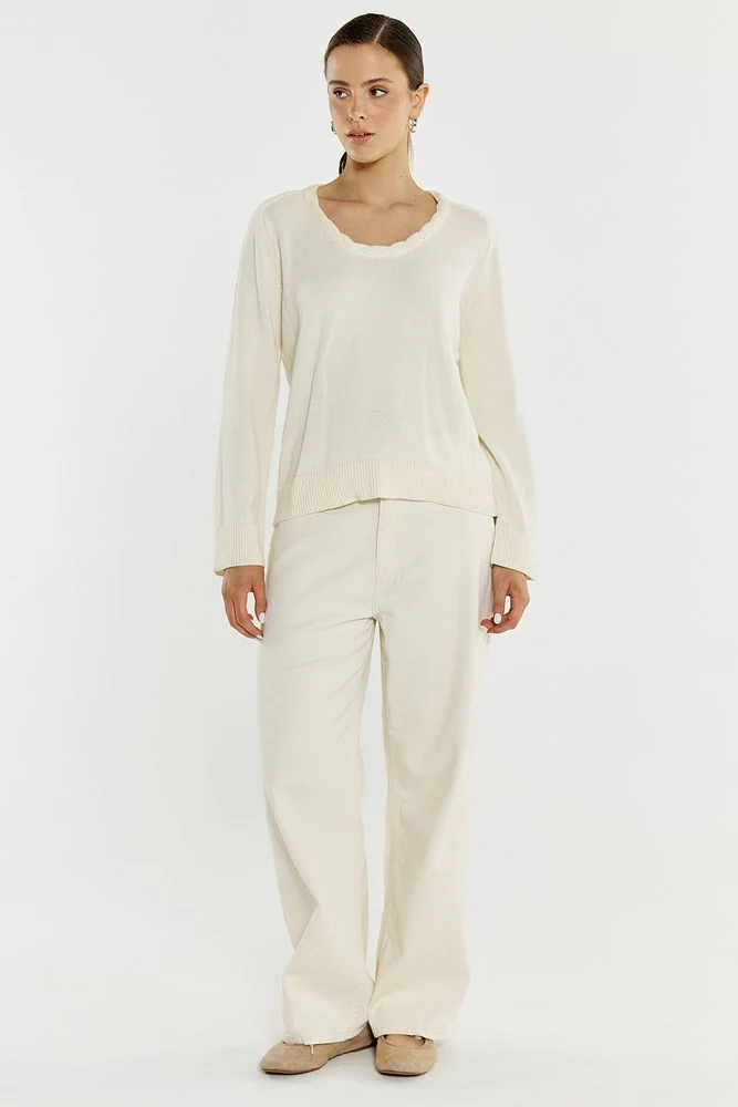 Roe Braided Neck Knit - Image 2