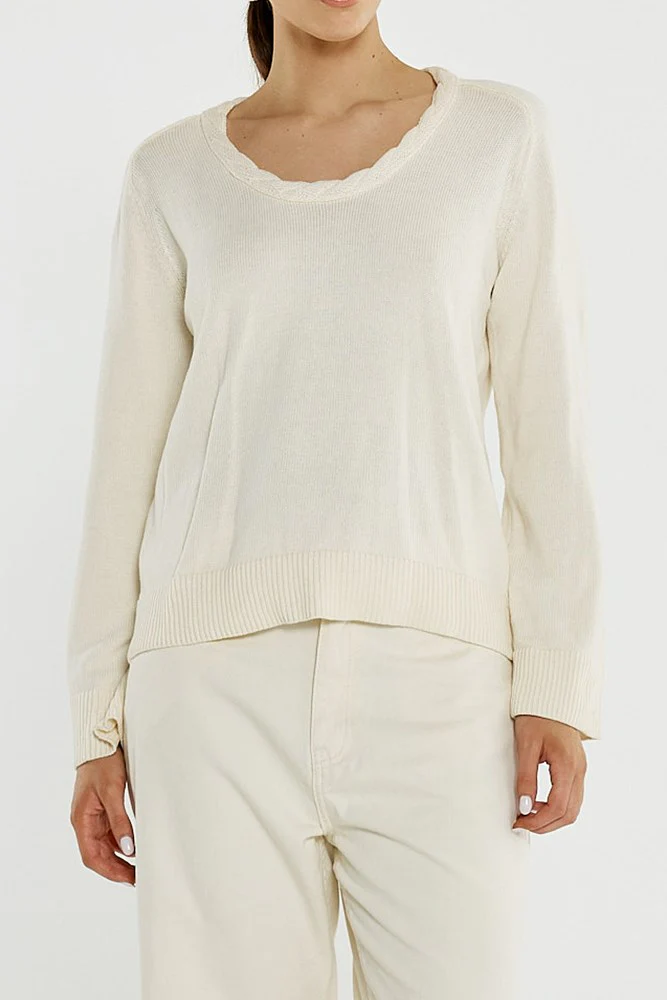 Roe Braided Neck Knit - Image 3