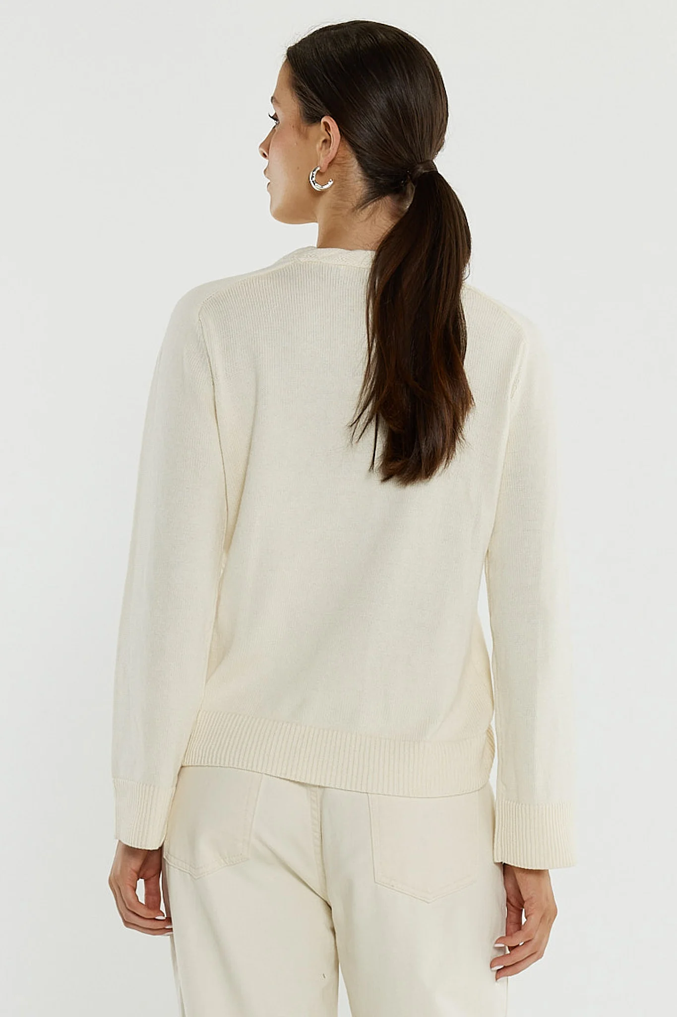Roe Braided Neck Knit - Image 5
