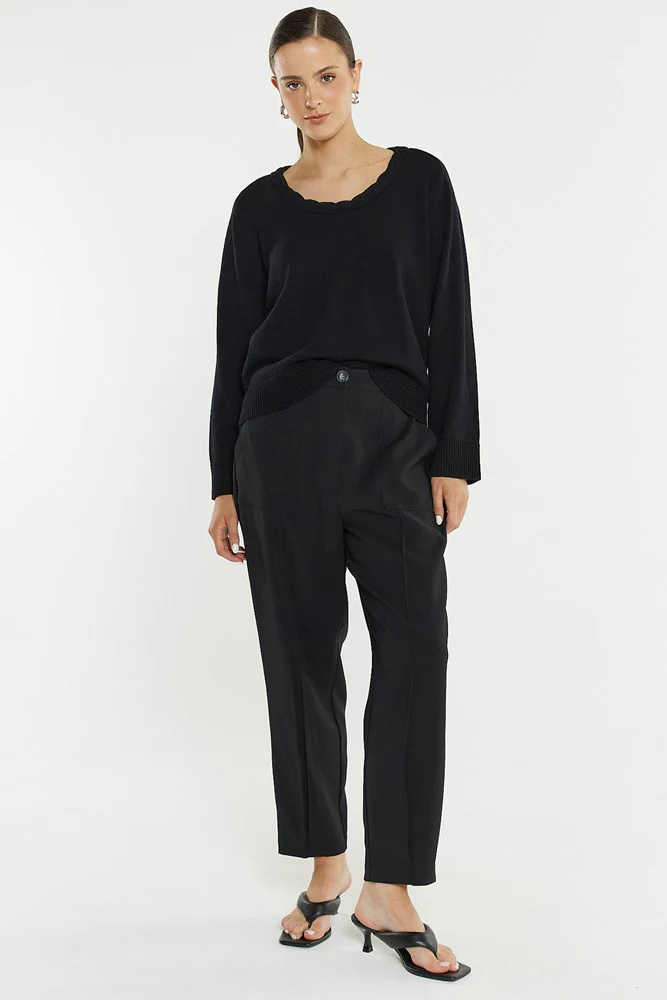 Roe Braided Neck Knit - Image 2