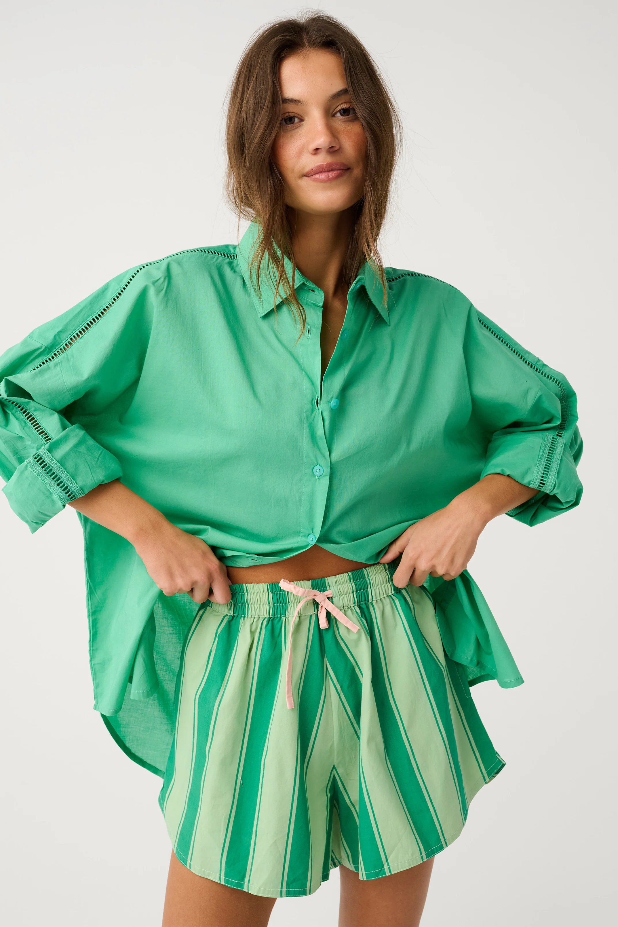 RORY SHORT - Palm Stripe - Image 4