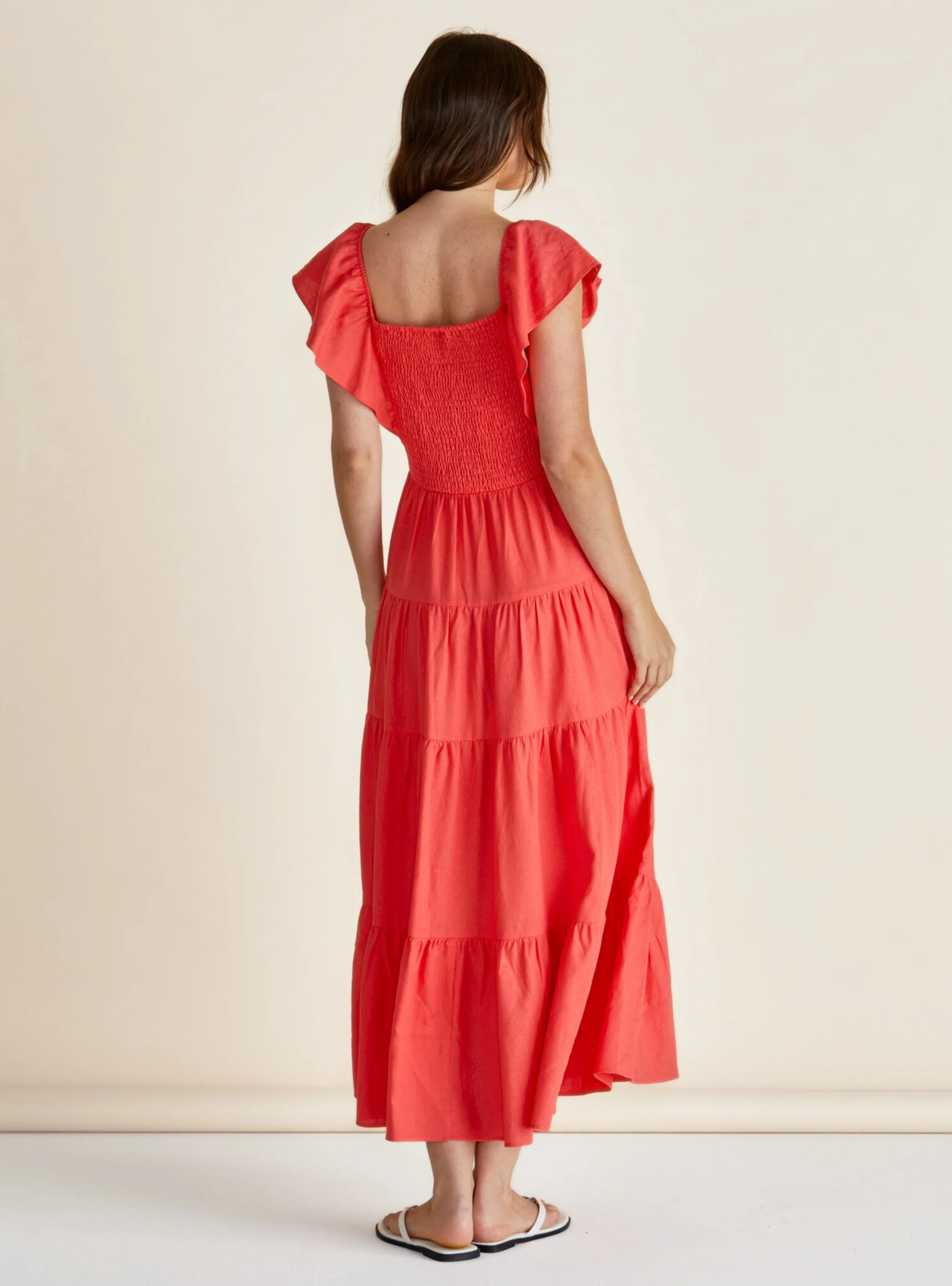 SADIE DRESS - Red - Image 3