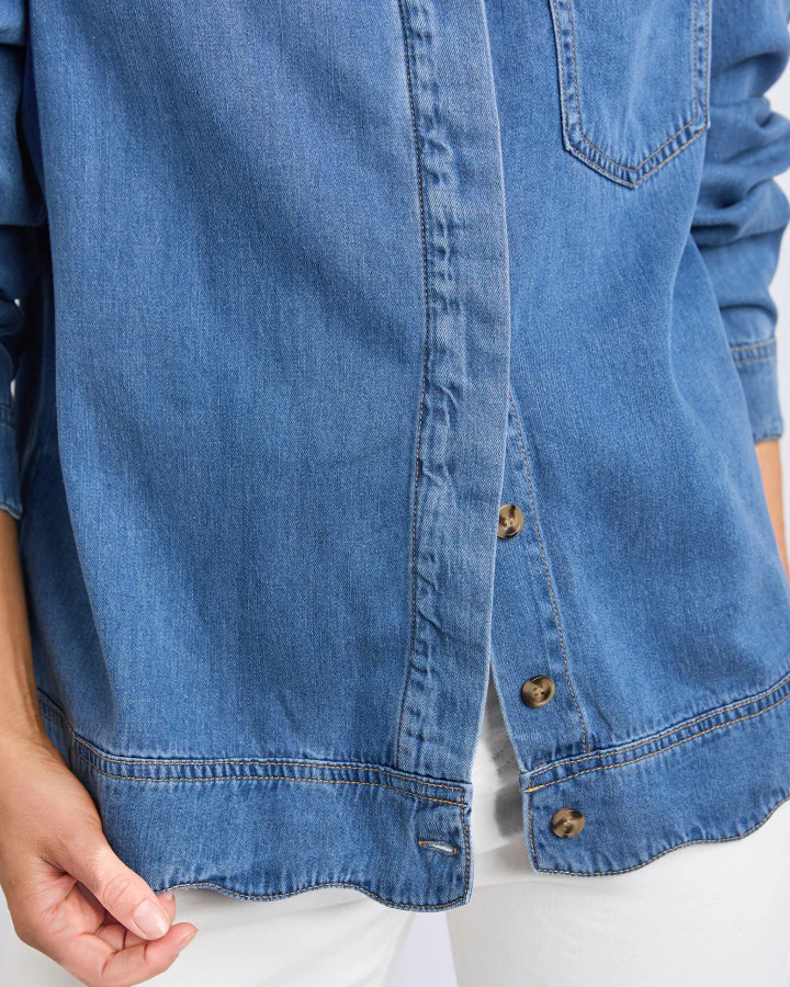 Scallop Edge L/S Shirt - Image 6