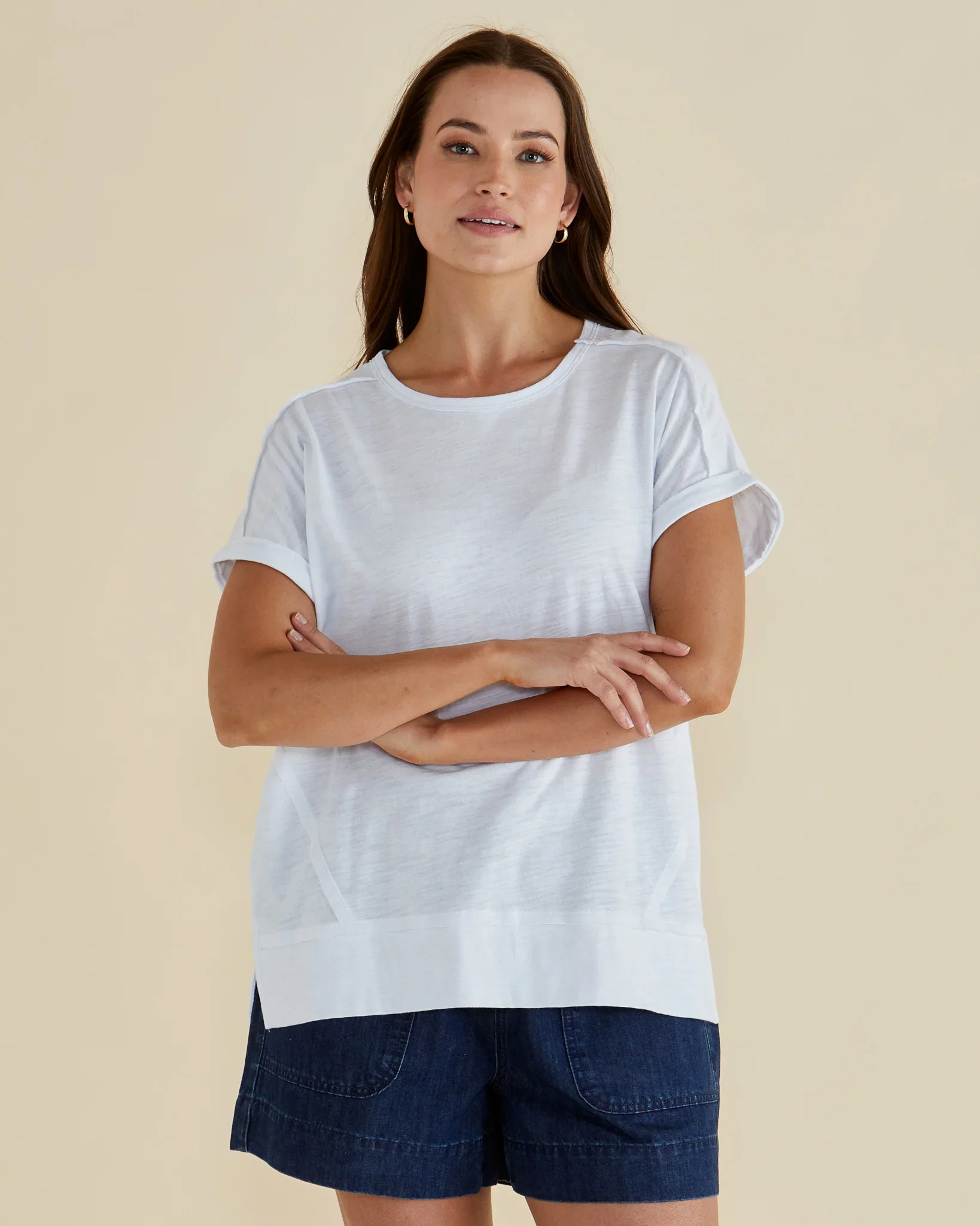 SHIRLEY SHORT SLEEVE TEE - White - Image 5