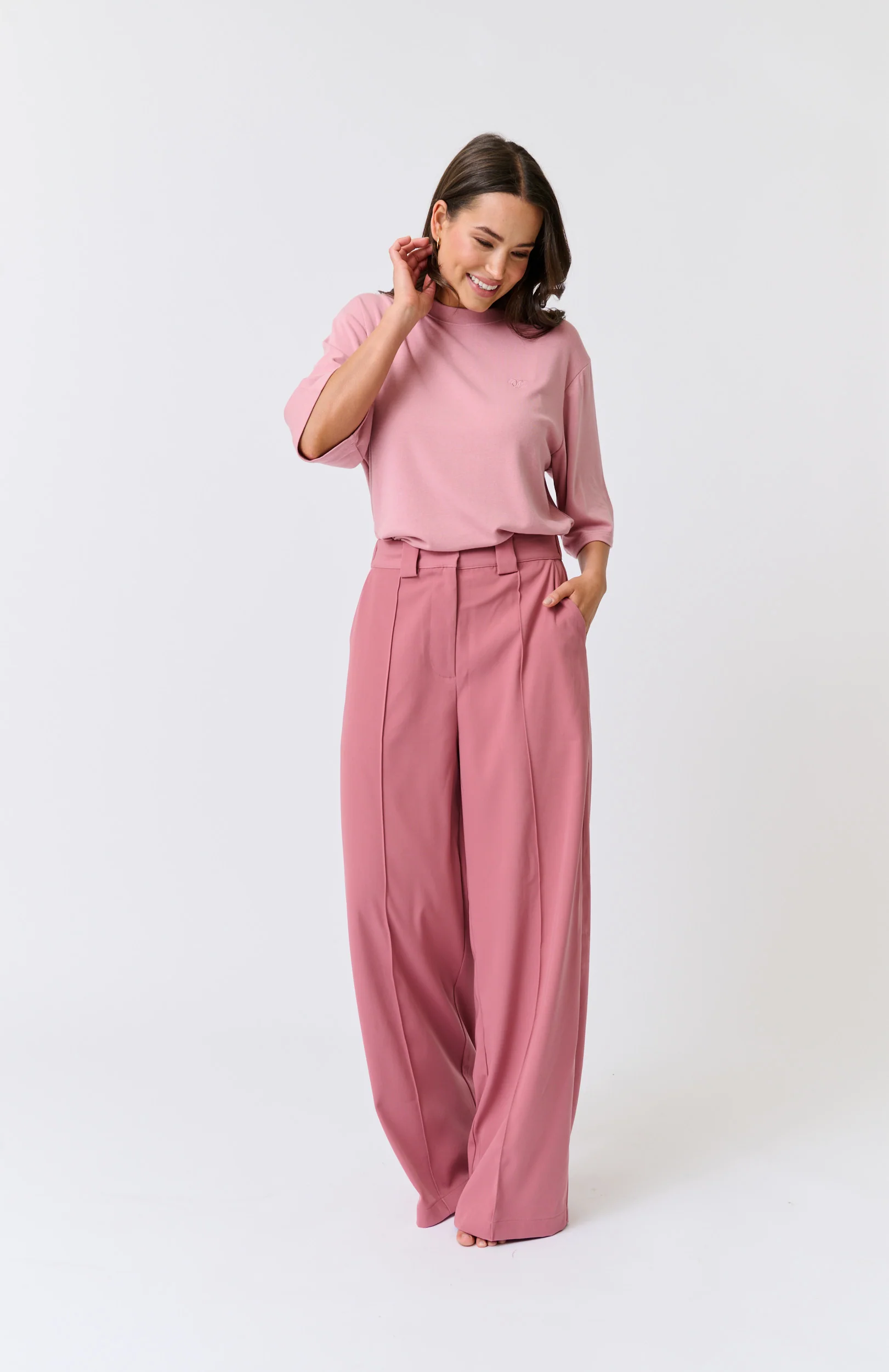 SOLANA TEE - Dusty Pink - Image 3