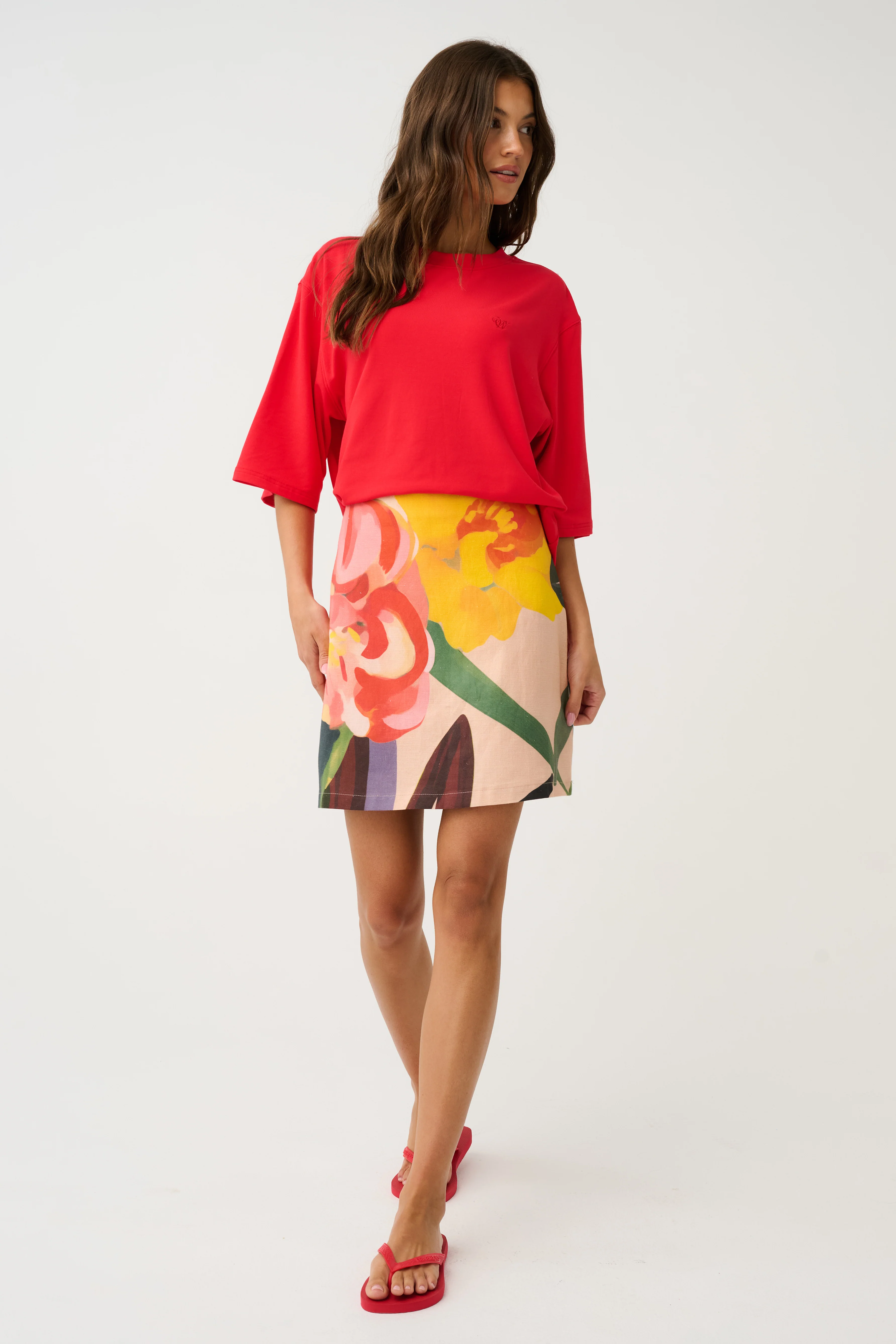 SOLANA TEE - Mandarin - Image 6