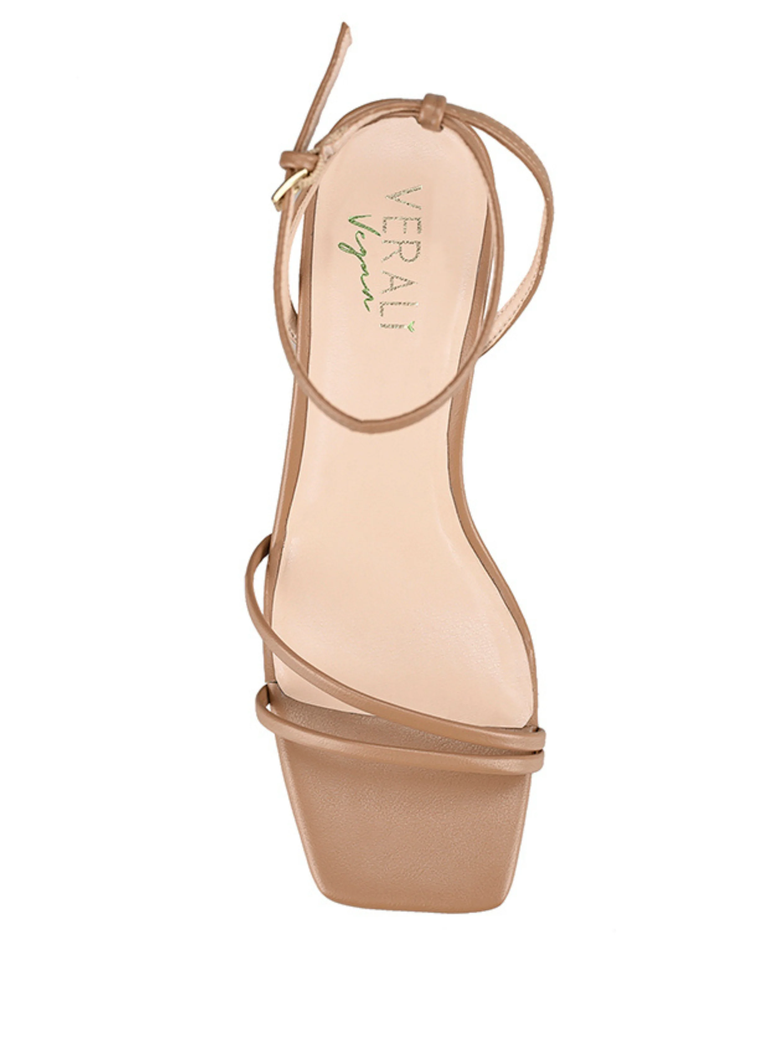 STEVIE BLOCK HEEL SANDALS - Dark Camel - Image 3