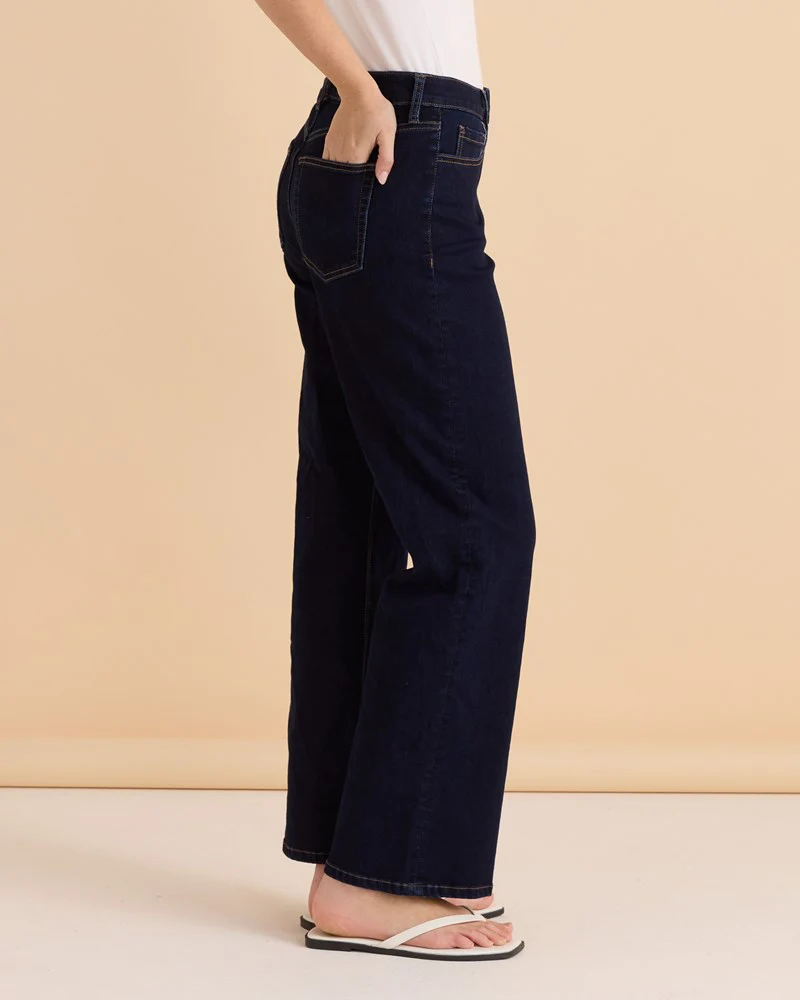 Straight Leg Jean - Indigo Blue - Image 3