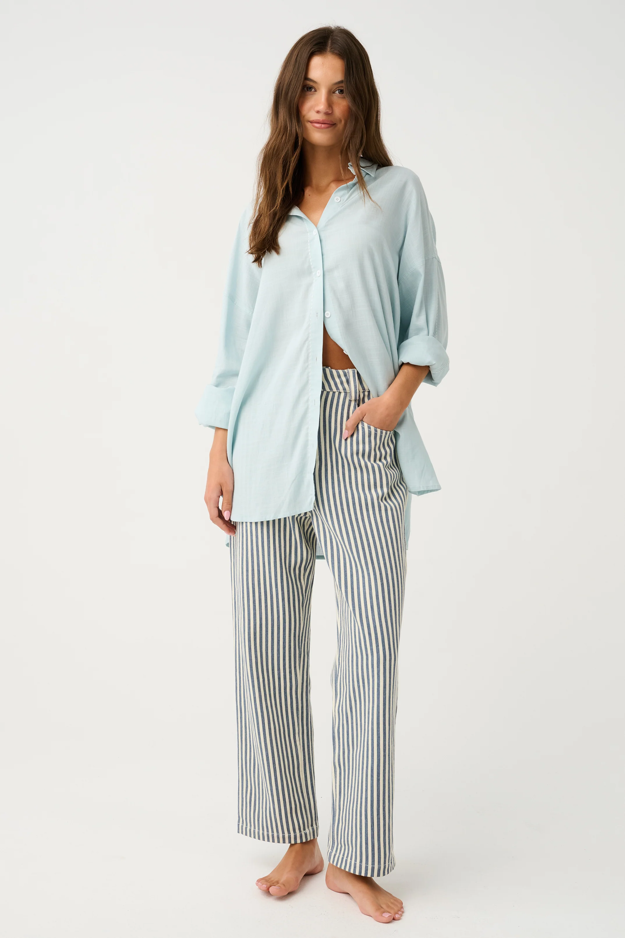 SYLAS JEAN - Stripe Denim - Image 4