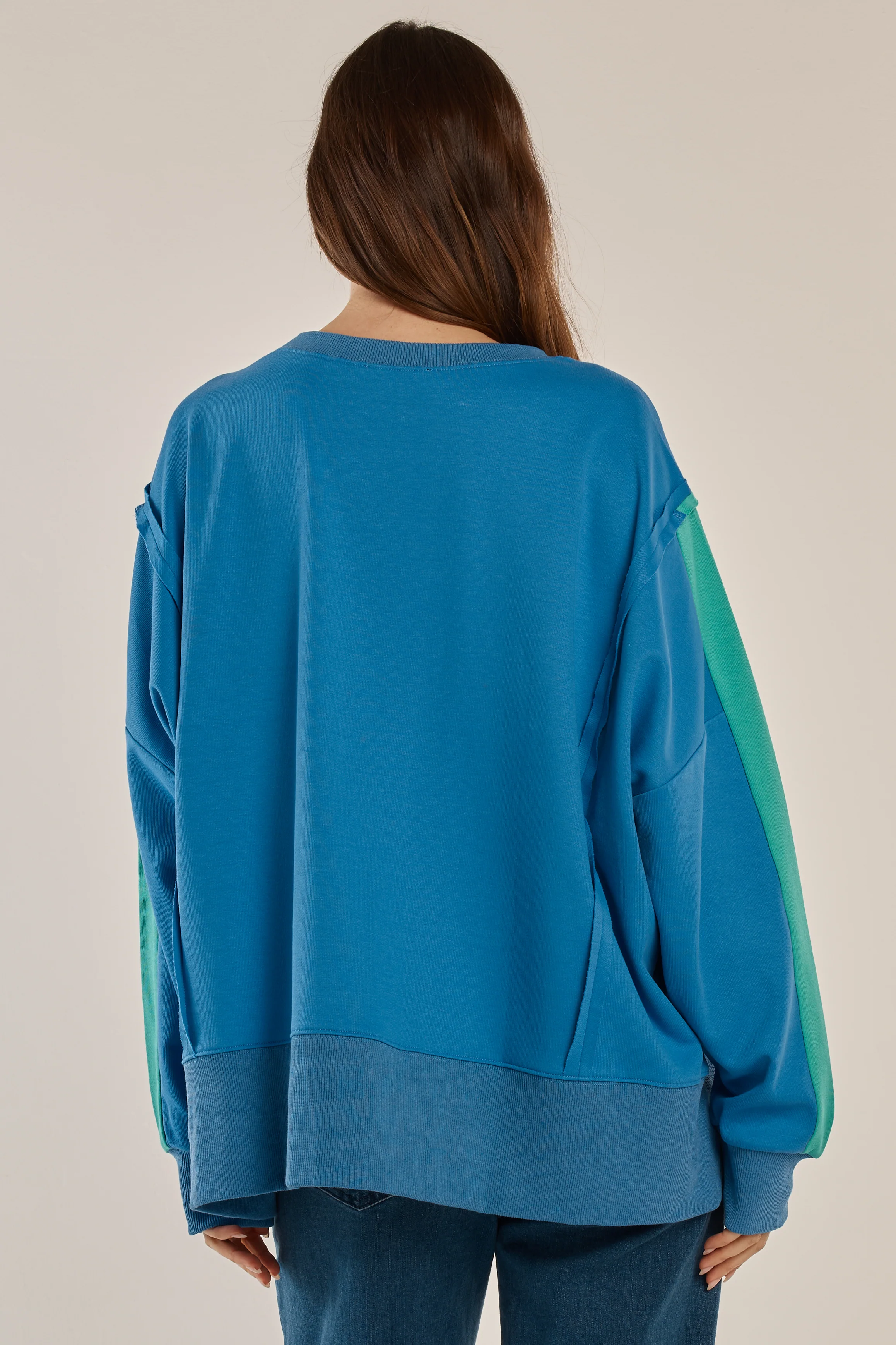 Tania Sweatshirt - Blue/Green - Image 3