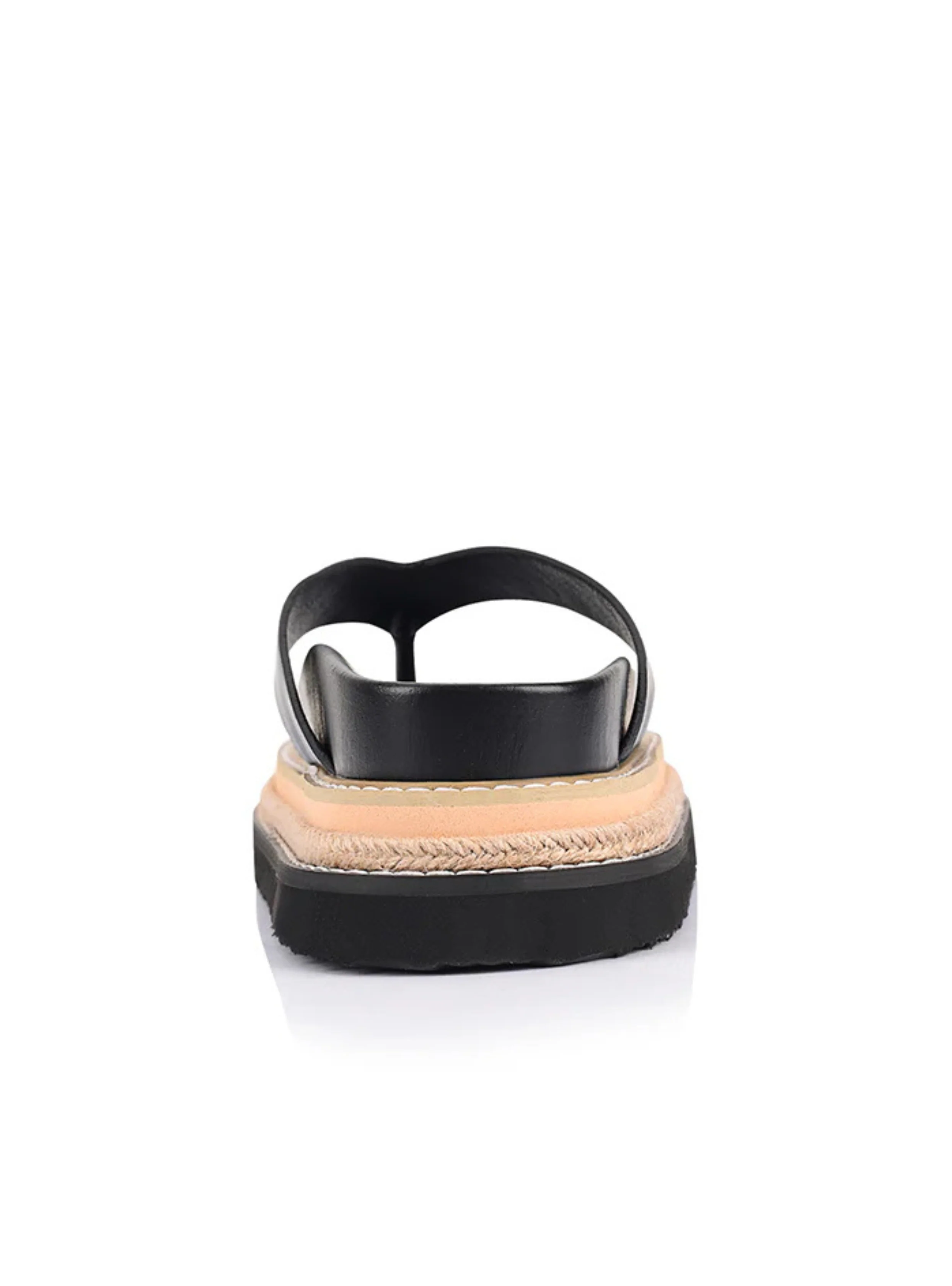 THEO PLATFORM THONGS - Black - Image 6
