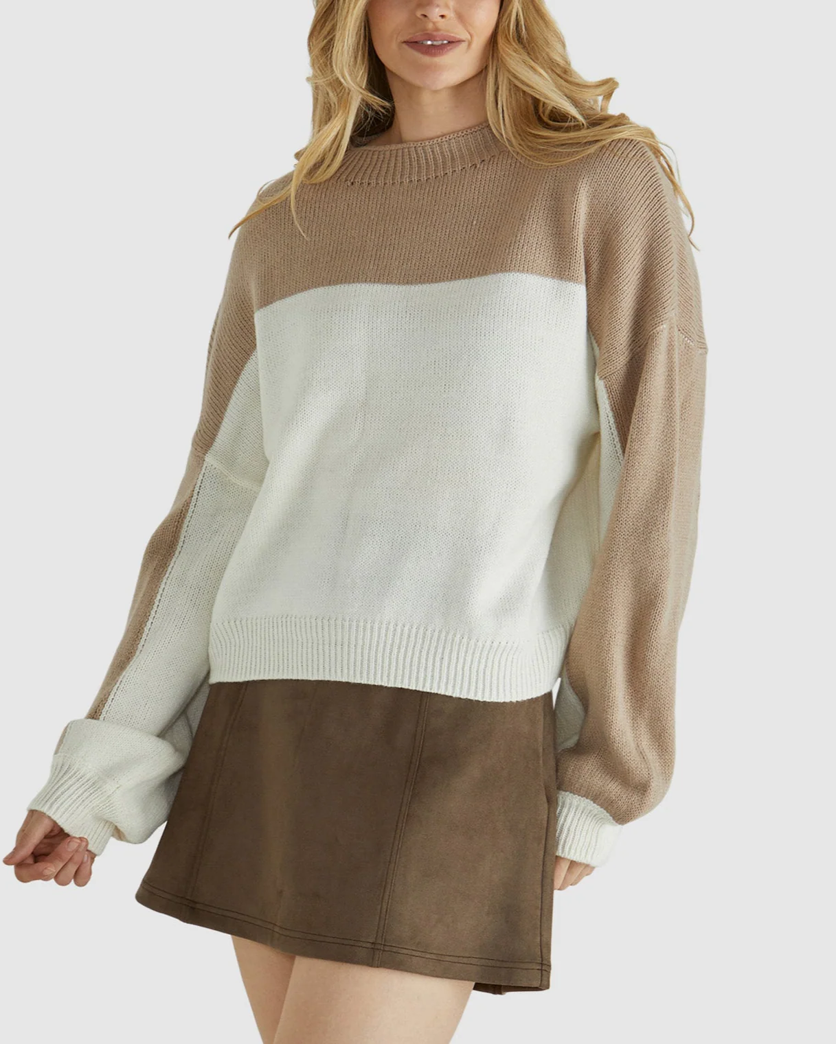 VALERY KNIT - Oatmeal/Bone - Image 3