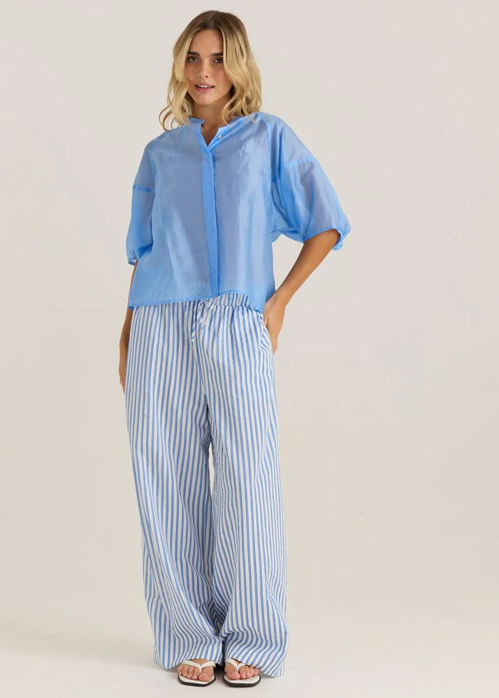 Wilder Seam Blouse - Cornflower - Image 2