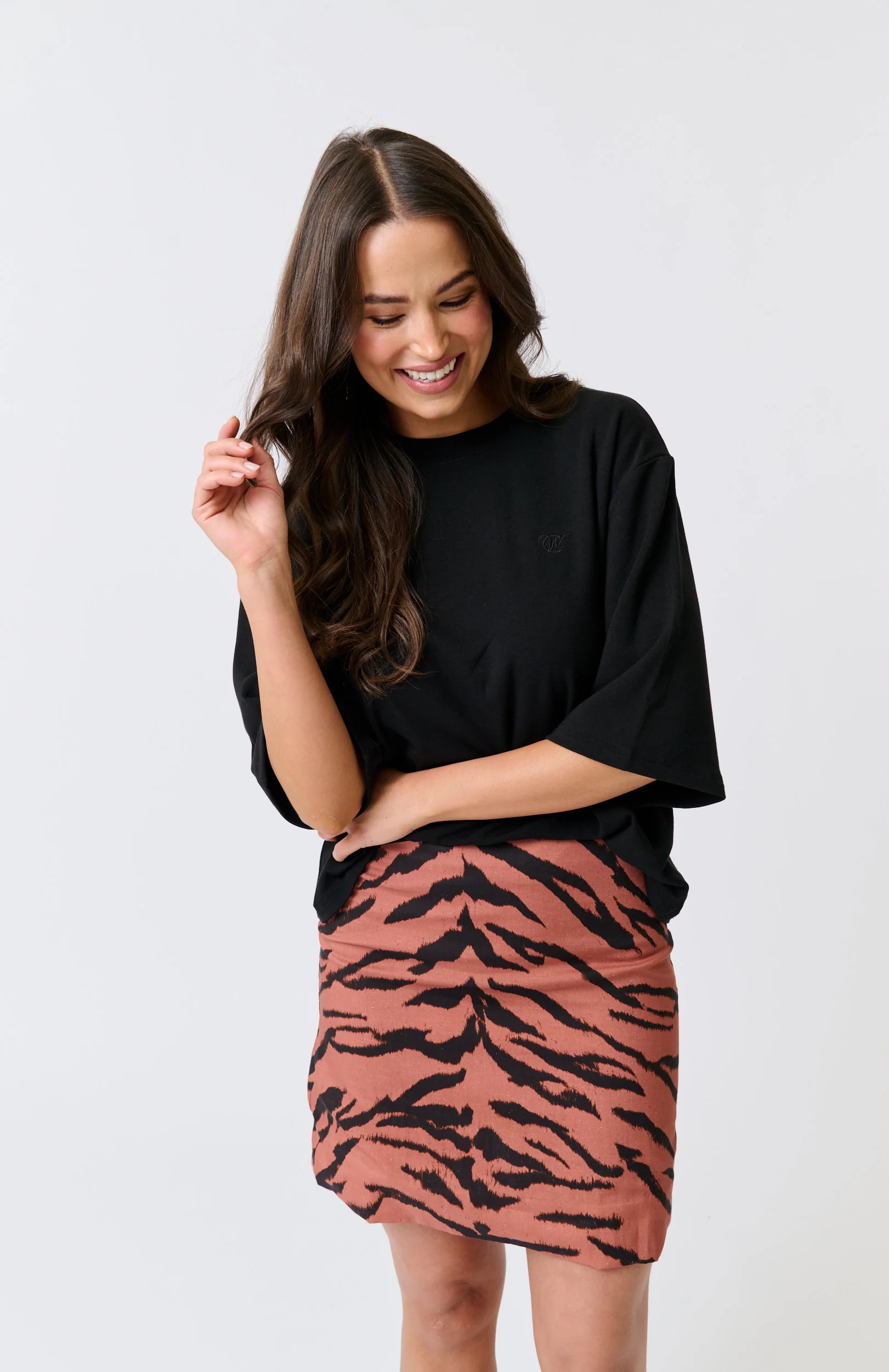ZYLA MINI SKIRT - Zebra - Image 3
