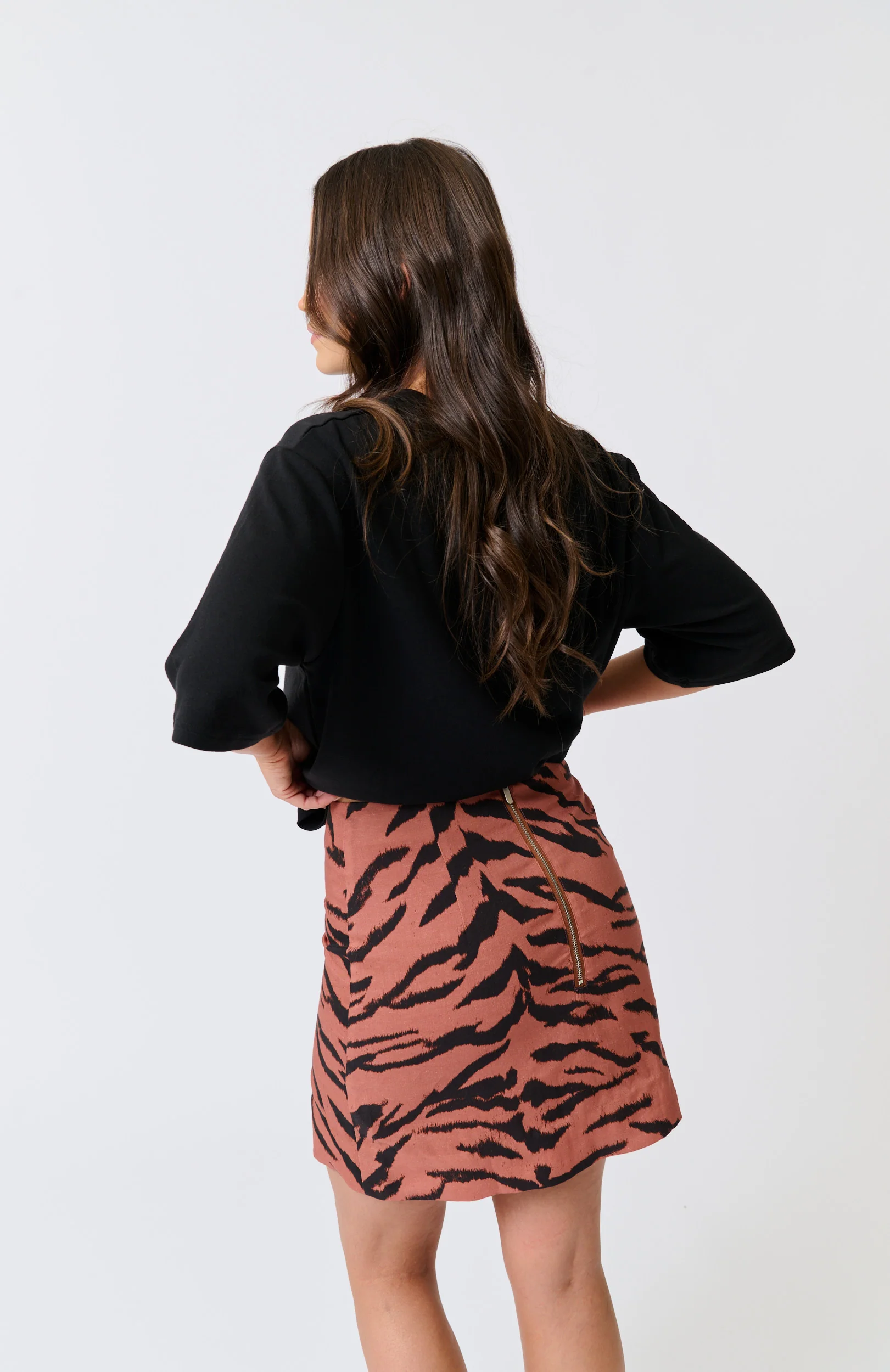 ZYLA MINI SKIRT - Zebra - Image 4